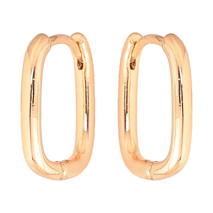 Сережки Xuping M&L колір 18K колечка "Класика" фото №11