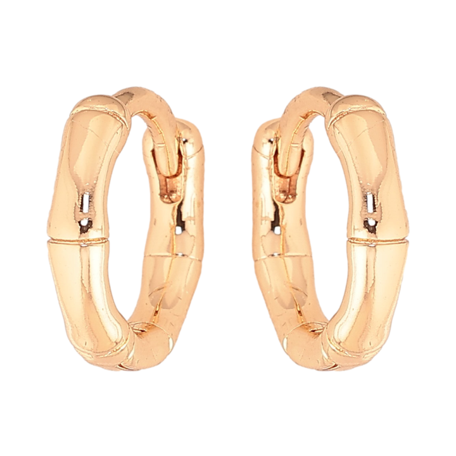 Сережки Xuping M&L колір 18K колечка "Декоративний візерунок" фото №1