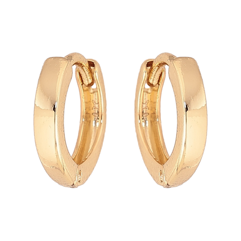 Сережки Xuping колір Позолота 14K колечка "Класика, шир. 2мм" ø 12мм фото №1 Сережки Xuping колір Позолота 14K колечка "Класика, шир. 2мм" ø 12мм фото №1