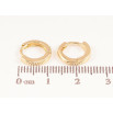 Сережки Xuping колір Позолота 14K колечка "Класика, шир. 2мм" ø 12мм фото №2 Сережки Xuping колір Позолота 14K колечка "Класика, шир. 2мм" ø 12мм фото №2