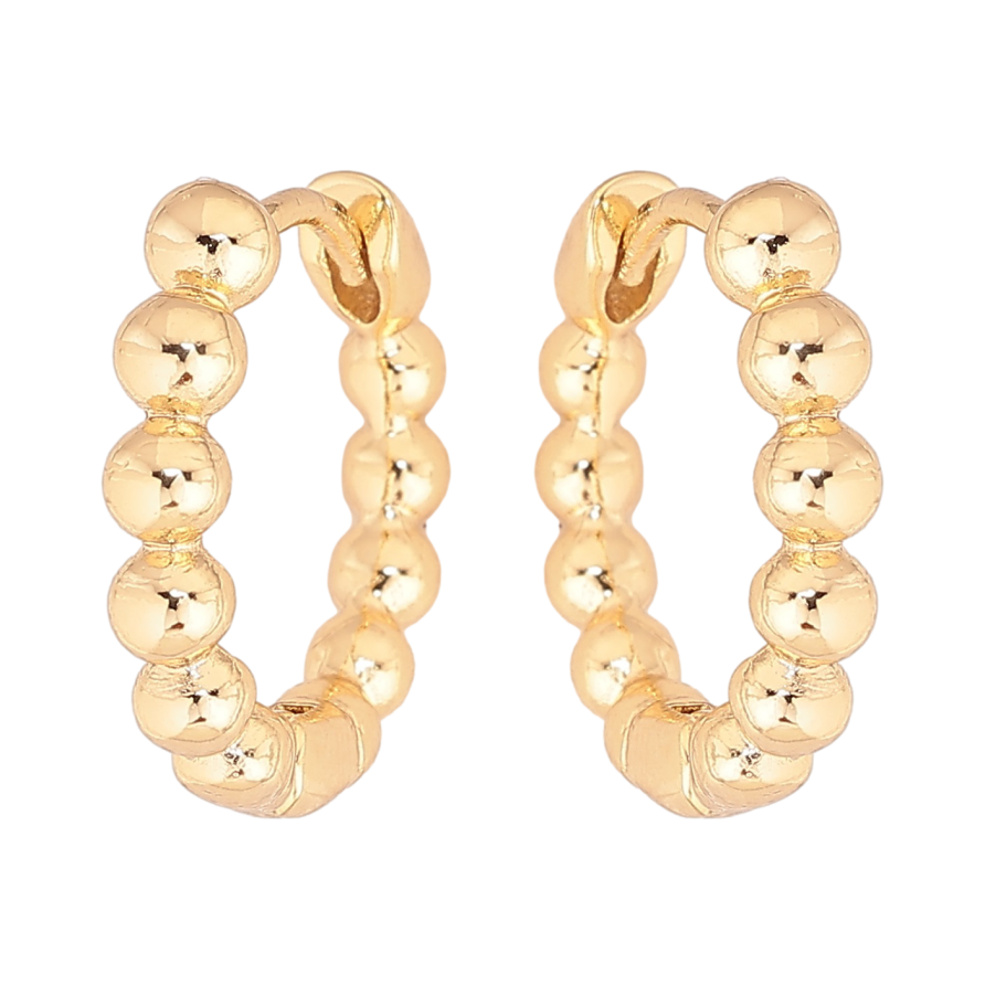 Сережки Xuping колір Позолота 14K колечка "Декоративний візерунок" фото №1