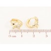 Сережки Xuping колір Позолота 14K колечка "Собачки" фото №2