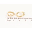 Серьги Xuping цвет Позолота 14K колечки "Узор с кристаллами" фото №2 Серьги Xuping цвет Позолота 14K колечки "Узор с кристаллами" фото №2