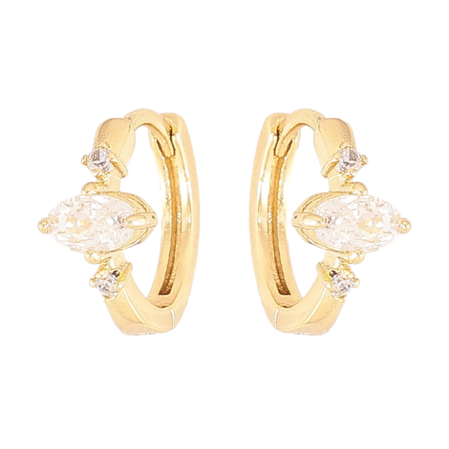 Серьги Xuping цвет Позолота 14K колечки "Узор с кристаллами" фото №1 Серьги Xuping цвет Позолота 14K колечки "Узор с кристаллами" фото №1