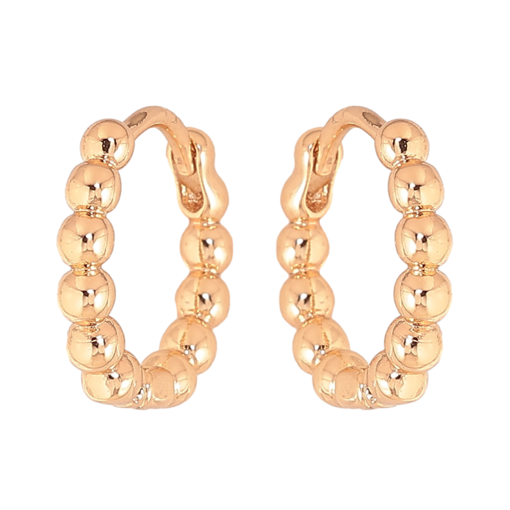 Серьги Xuping цвет Позолота 18К колечки "Декоративный узор" фото №15 Серьги Xuping цвет Позолота 18К колечки "Декоративный узор" фото №15