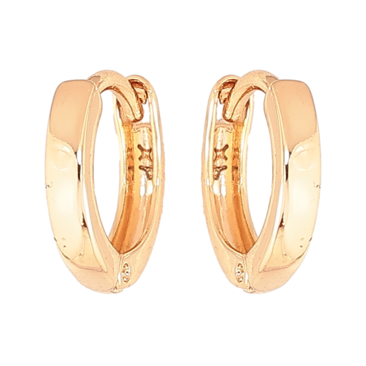 Сережки Xuping колір Позолота 18К колечка "Класика, шир. 2мм" ø 12мм фото №16