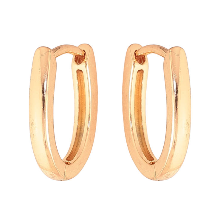 Сережки Xuping колір Позолота 18К колечка "Класика" фото №9