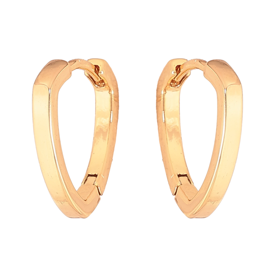 Серьги Xuping цвет Позолота 18К колечки "Фигурные" фото №1