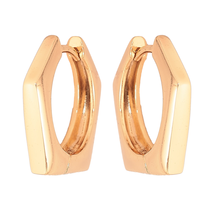 Серьги Xuping цвет Позолота 18К колечки "Фигурные" фото №8