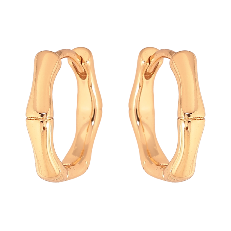 Сережки Xuping колір Позолота 18К колечка "Декоративний візерунок" фото №1 Сережки Xuping колір Позолота 18К колечка "Декоративний візерунок" фото №1