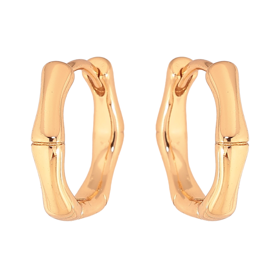 Сережки Xuping колір Позолота 18К колечка "Декоративний візерунок" фото №1 Сережки Xuping колір Позолота 18К колечка "Декоративний візерунок" фото №1