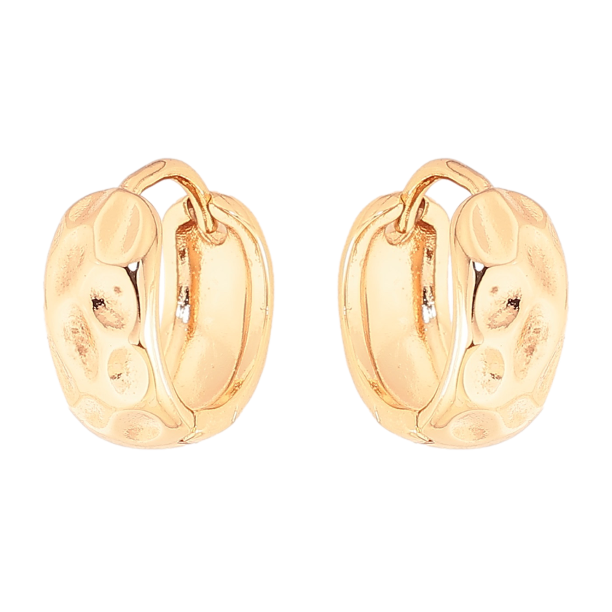 Сережки Xuping колір Позолота 18К колечка "Декоративний візерунок" фото №1