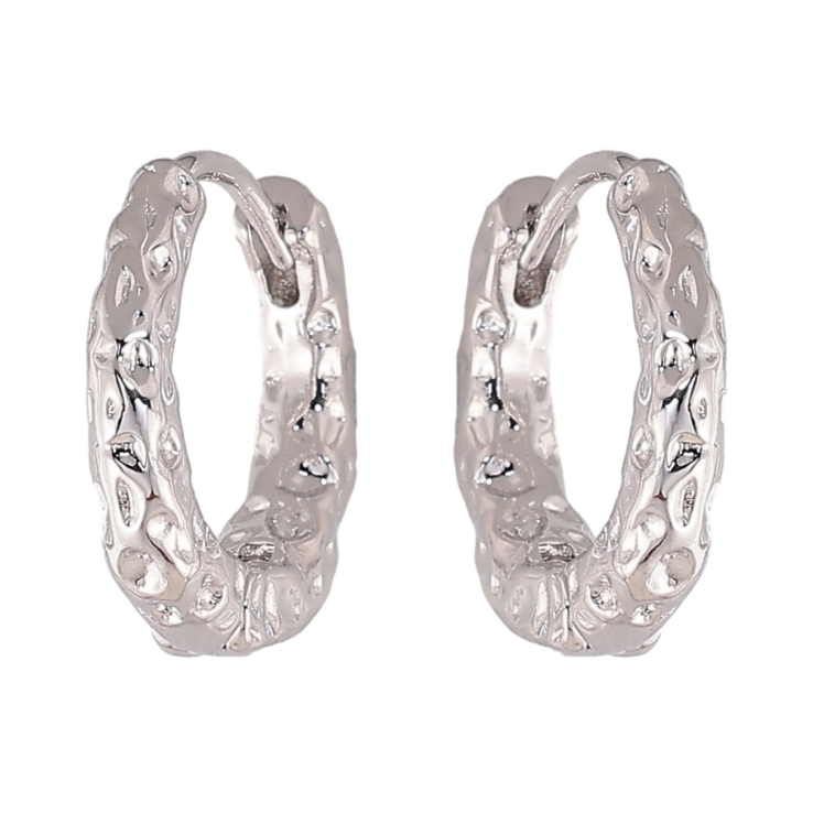 Сережки Xuping колір Родій колечка "Декоративний візерунок" фото №19