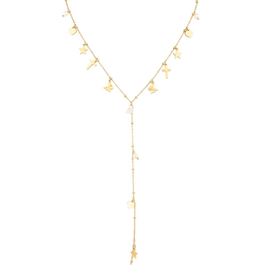 Кольє Нержавіюча сталь "Декоративні підвіски" довжина 46-51см х 1.5мм фото №1 Кольє Нержавіюча сталь "Декоративні підвіски" довжина 46-51см х 1.5мм фото №1