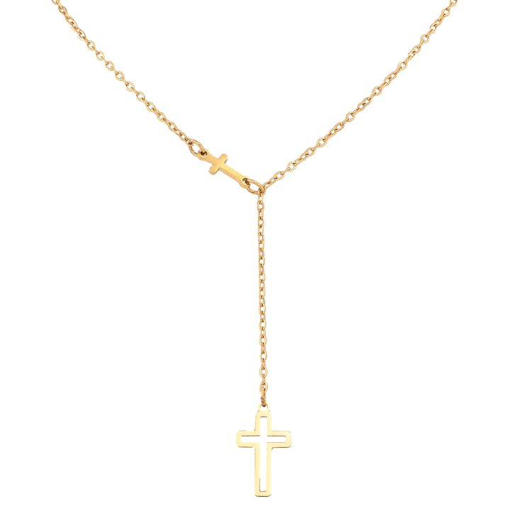 Колье Xuping цвет Позолота 14K "Крестики" длина 45-50см х 1.5мм фото №23