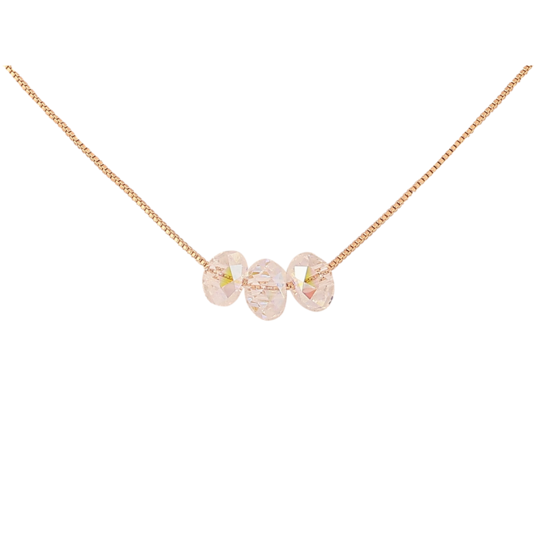 Колье Xuping цвет Позолота 18K с кристаллами Swarovski "Кристальные бусины" длина 40-45см х 1мм фото №1 Колье Xuping цвет Позолота 18K с кристаллами Swarovski "Кристальные бусины" длина 40-45см х 1мм фото №1