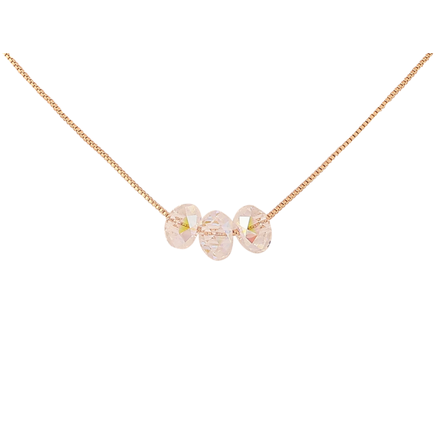 Колье Xuping цвет Позолота 18K с кристаллами Swarovski "Кристальные бусины" длина 40-45см х 1мм фото №1 Колье Xuping цвет Позолота 18K с кристаллами Swarovski "Кристальные бусины" длина 40-45см х 1мм фото №1