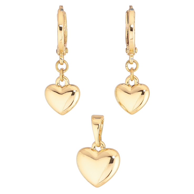 Набір Xuping колір Позолота 14K "Сердечки" фото №8