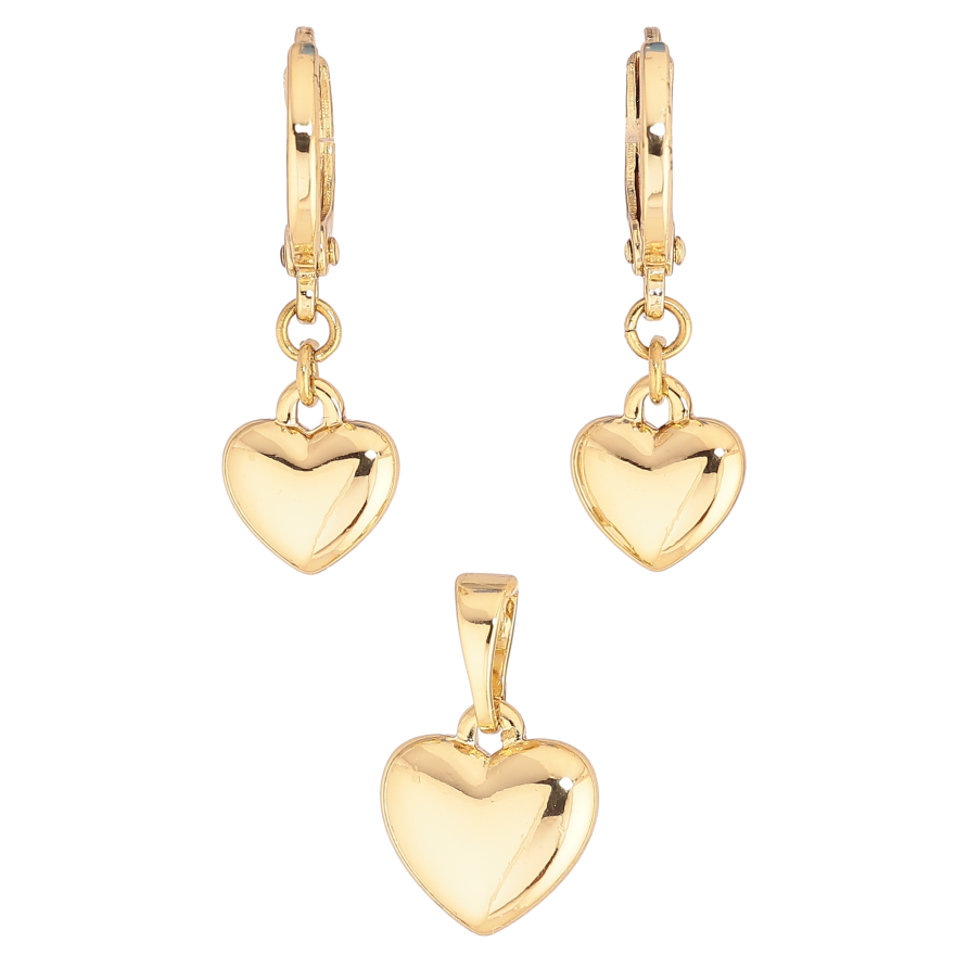 Набір Xuping колір Позолота 14K "Сердечки" фото №1
