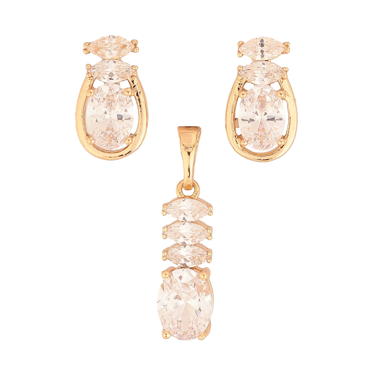 Набір Xuping колір Позолота 18K Кулон сережки "Декоративний орнамент з кристалами" фото №16 Набір Xuping колір Позолота 18K Кулон сережки "Декоративний орнамент з кристалами" фото №16