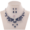 Набор Xuping Родий Серьги Колье Кристальный феникс размер 44см х 6мм фото №2