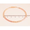 Сережки Xuping M&L колір 18K кільця (конго) "Декоративний візерунок" ø 6см фото №2
