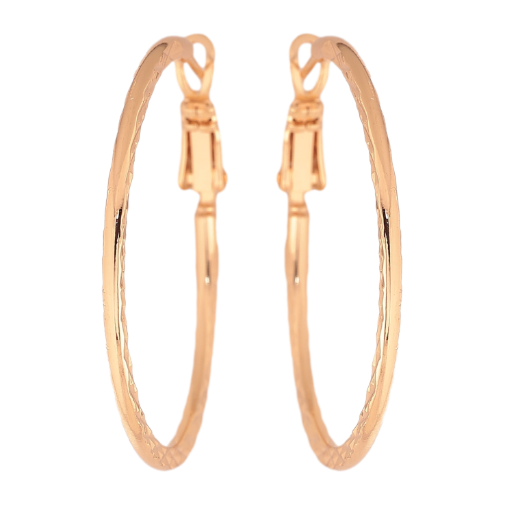 Серьги Xuping M&L цвет 18K кольца (конго) "Декоративный узор" ø 3.5см фото №12 Серьги Xuping M&L цвет 18K кольца (конго) "Декоративный узор" ø 3.5см фото №12