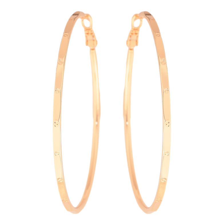 Серьги Xuping M&L цвет 18K кольца (конго) "Декоративный узор" ø 6см фото №1 Серьги Xuping M&L цвет 18K кольца (конго) "Декоративный узор" ø 6см фото №1