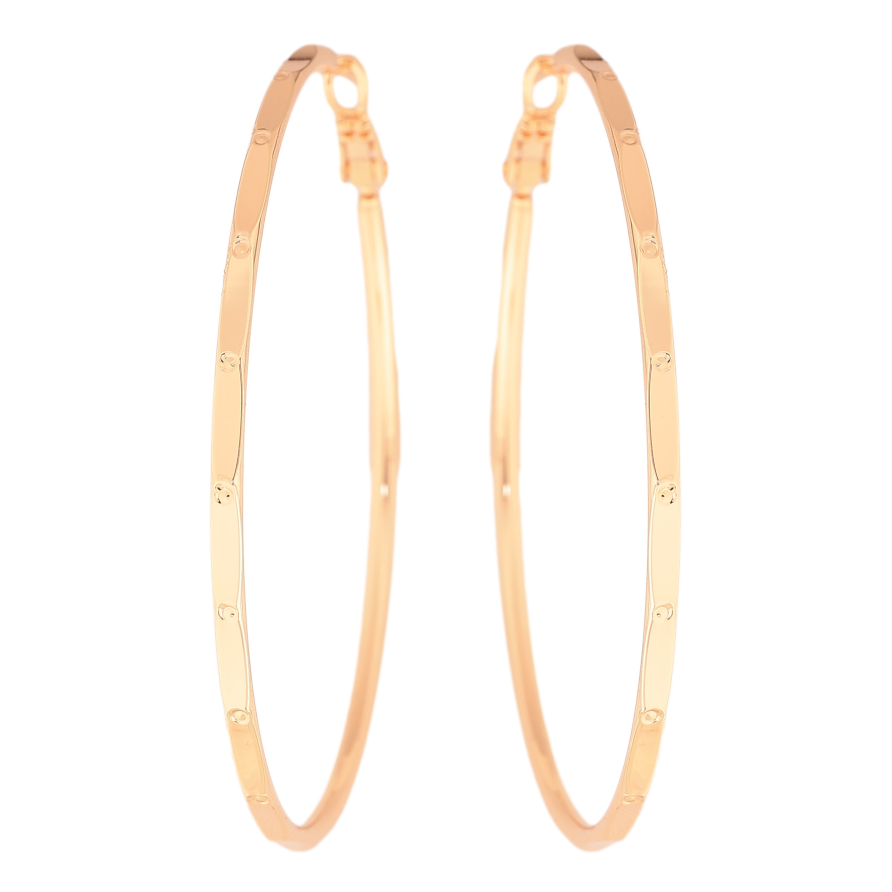 Серьги Xuping M&L цвет 18K кольца (конго) "Декоративный узор" ø 6см фото №1 Серьги Xuping M&L цвет 18K кольца (конго) "Декоративный узор" ø 6см фото №1