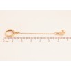 Сережки Xuping M&L колір 18K підвіски на колечках "Кульки на ланцюжках" фото №2