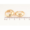 Сережки Xuping колір Позолота 14K колечка "Декоративні" ø 2см фото №2 Сережки Xuping колір Позолота 14K колечка "Декоративні" ø 2см фото №2