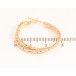 Сережки Xuping колір Позолота 18K кільця (конго) "Декоративний візерунок" ø 3см фото №2