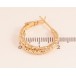 Сережки Xuping колір Позолота 18K кільця (конго) "Декоративний візерунок" ø 2см фото №2 Сережки Xuping колір Позолота 18K кільця (конго) "Декоративний візерунок" ø 2см фото №2