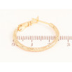 Серьги Xuping цвет Позолота 18K кольца (конго) "Декоративный узор" ø 2.5см фото №2