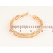 Серьги Xuping цвет Позолота 18K кольца (конго) "Декоративный узор" ø 3см фото №2