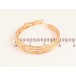Серьги Xuping цвет Позолота 18K кольца (конго) "Декоративный узор" ø 3см фото №2