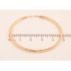 Сережки Xuping колір Позолота 18K кільця (конго) "Классика" ø 5см фото №2 Сережки Xuping колір Позолота 18K кільця (конго) "Классика" ø 5см фото №2