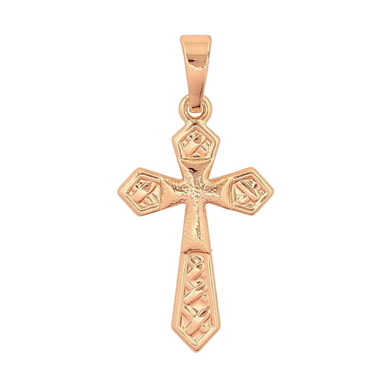 Кулон Xuping M&L колір 18К "Хрест" для ланцюжка до 5мм фото №3