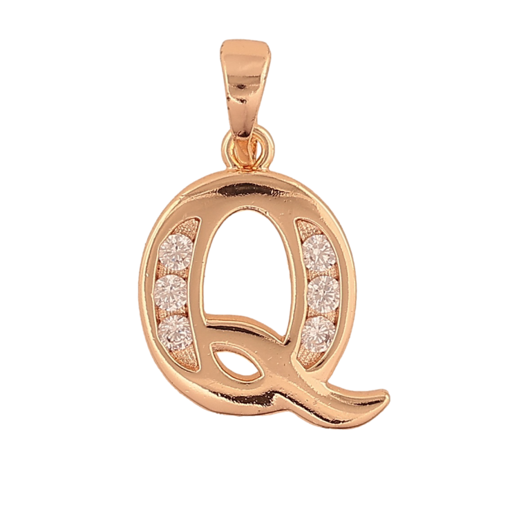 Кулон Xuping M&L цвет 18K "Буква Q" для цепочки до 6мм фото №19 Кулон Xuping M&L цвет 18K "Буква Q" для цепочки до 6мм фото №19