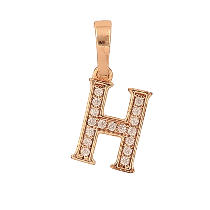 Кулон Xuping M&L колір 18K "Літера Н" для ланцюжка до 5мм фото №1 Кулон Xuping M&L колір 18K "Літера Н" для ланцюжка до 5мм фото №1