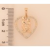 Кулон Xuping M&L колір 18K "Закохані" для ланцюжка до 6мм фото №2