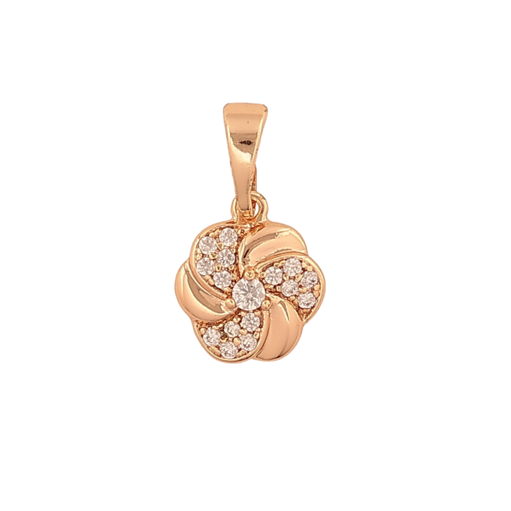 Кулон Xuping M&L колір 18K "Квіточка з кристалами" для ланцюжка до 5мм фото №22