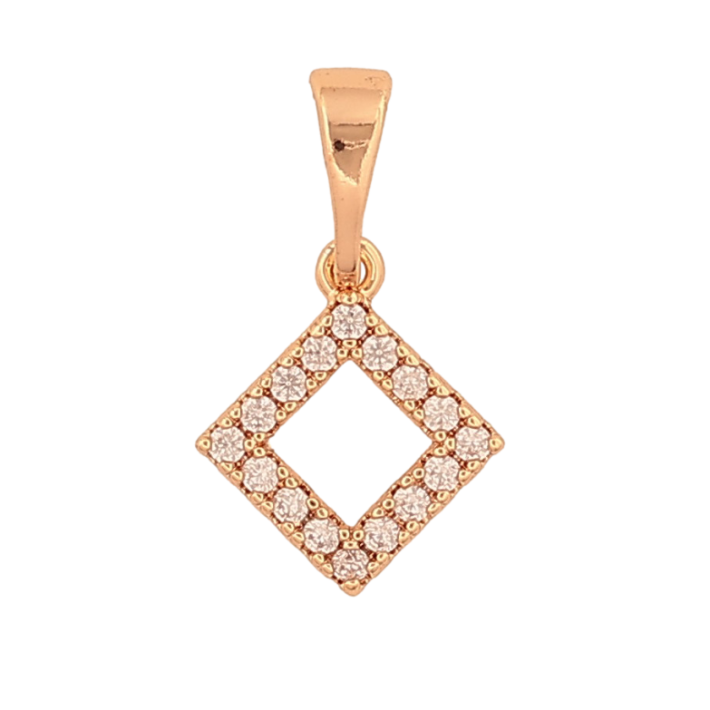 Кулон Xuping M&L цвет 18K "Ромб с кристаллами" для цепочки до 5мм фото №1 Кулон Xuping M&L цвет 18K "Ромб с кристаллами" для цепочки до 5мм фото №1