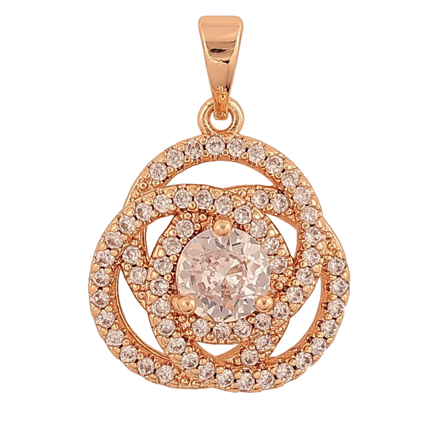 Кулон Xuping M&L цвет 18K "Декоративный цветок с кристаллами" для цепочки до 5мм фото №1 Кулон Xuping M&L цвет 18K "Декоративный цветок с кристаллами" для цепочки до 5мм фото №1