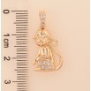 Кулон Xuping M&L колір 18K "Мавпочка" для ланцюжка до 4мм фото №2 Кулон Xuping M&L колір 18K "Мавпочка" для ланцюжка до 4мм фото №2