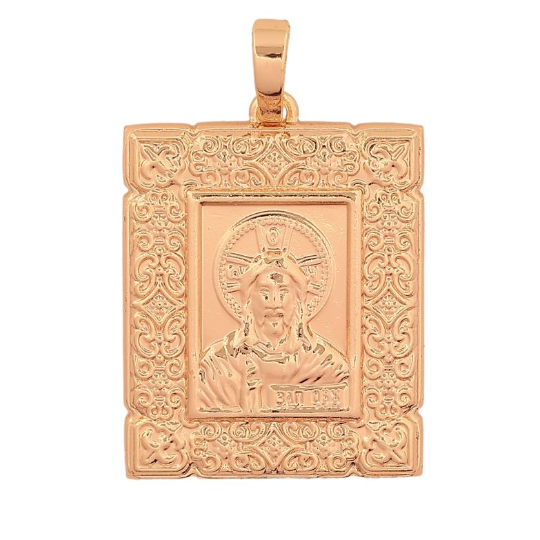Кулон Xuping M&L колір 18K "Ладанка Господь Вседержитель" для ланцюжка до 6мм фото №1