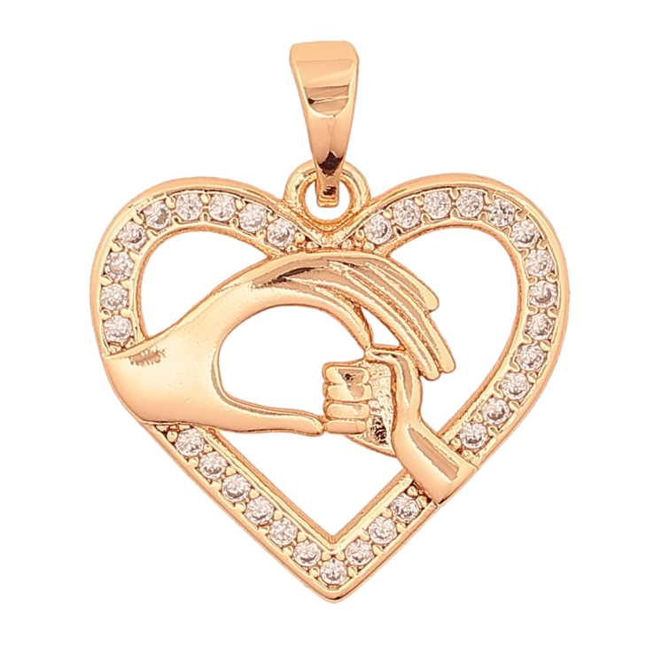 Кулон Xuping M&L цвет 18K "Сердечко" для цепочки до 5мм фото №4 Кулон Xuping M&L цвет 18K "Сердечко" для цепочки до 5мм фото №4