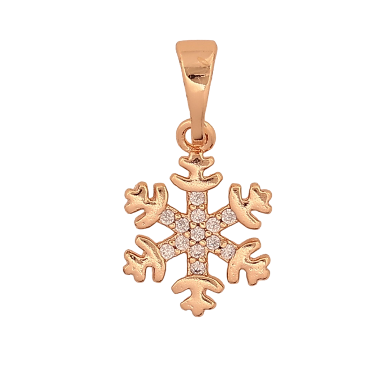 Кулон Xuping M&L колір 18K "Сніжинка" для ланцюжка до 5мм фото №1