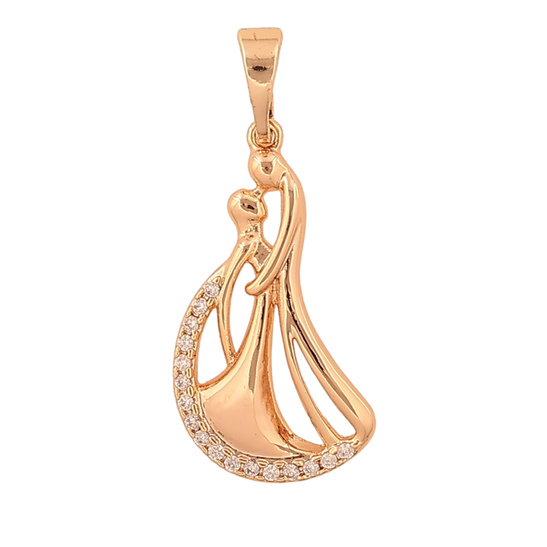 Кулон Xuping M&L колір 18K "Закохані" для ланцюжка до 5мм фото №1