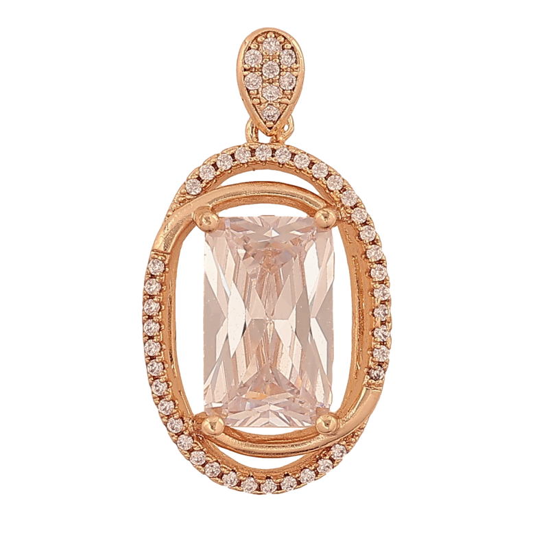 Кулон Xuping M&L цвет 18K "Узор с кристаллами" для цепочки до 2мм фото №1